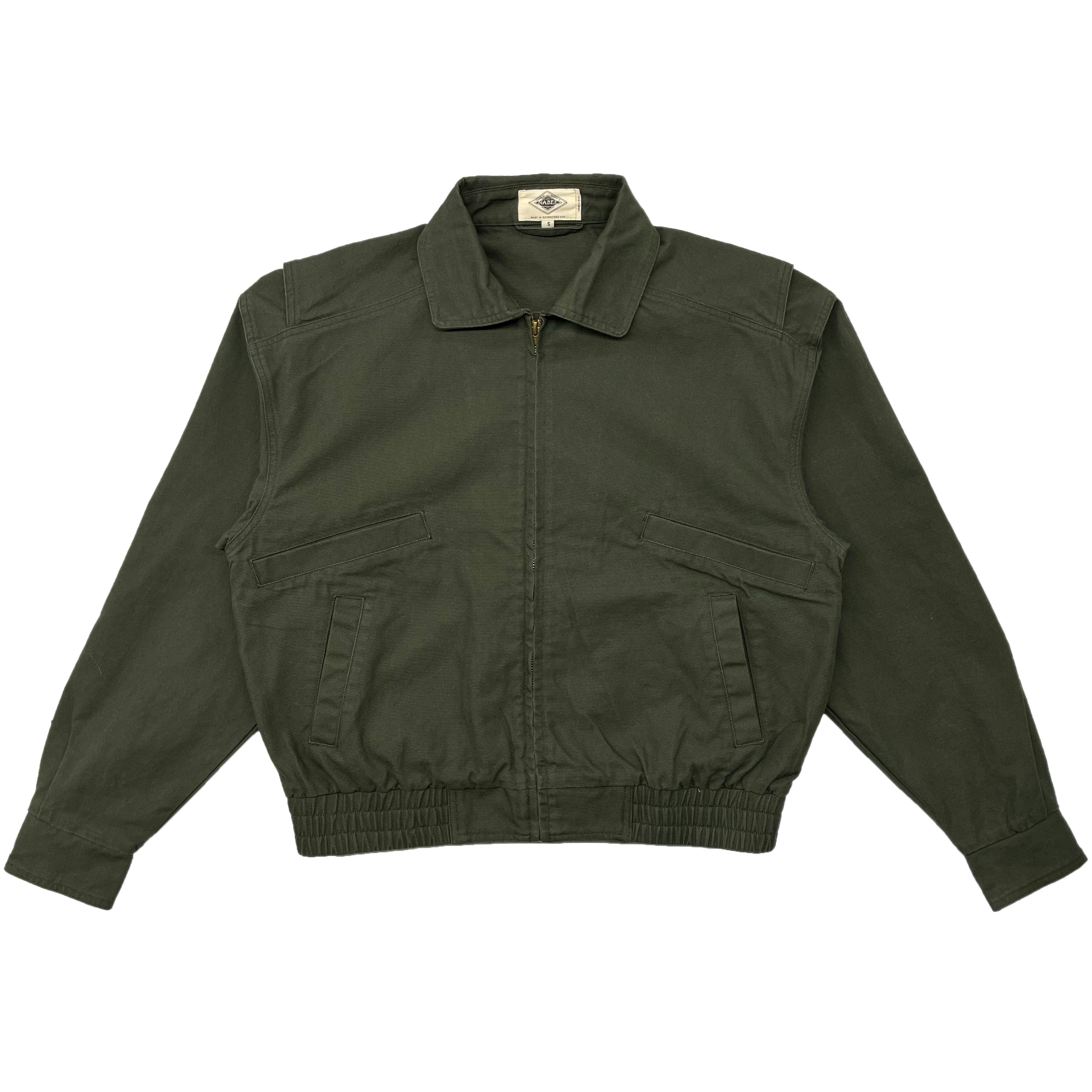 Dark Green Uniform Cargo Jacket