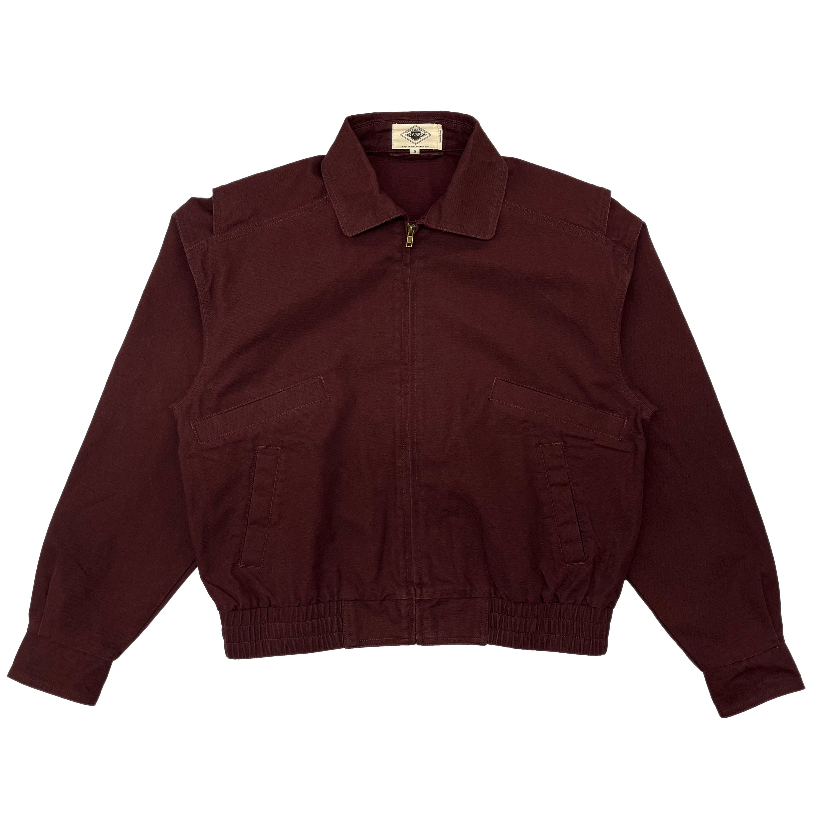 Maroon Uniform Cargo Jacket