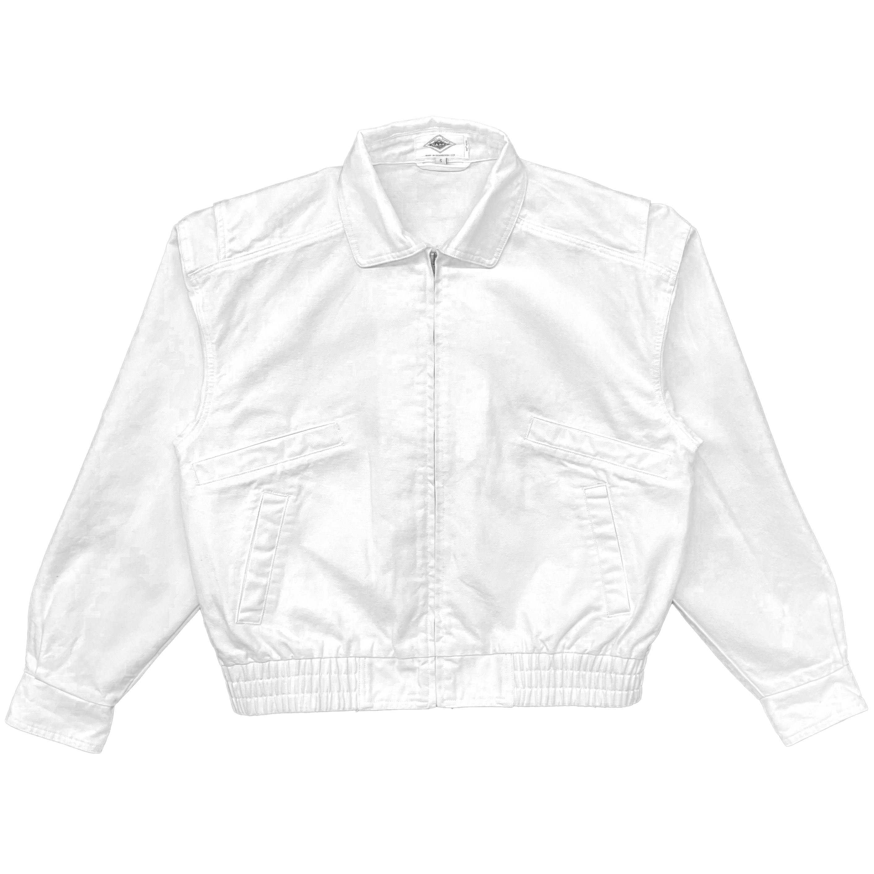 Painter's White Uniform Cargo Jacket